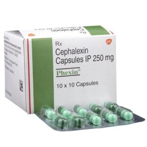Cephalexin 250mg (Phexin) Capsules