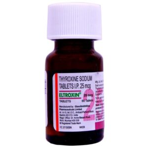 Thyroxine 25mcg (Eltroxin) Tablets
