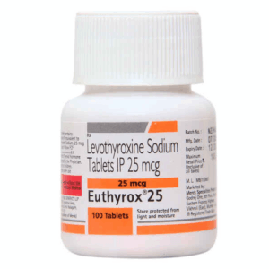 Levothyroxine 25mcg (Euthyrox) Tablets