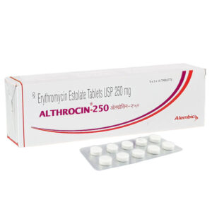 Erythromycin 250mg (Althrocin) Tablets
