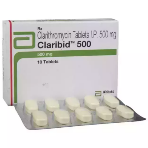 Clarithromycin 500mg (Claribid) Tablets
