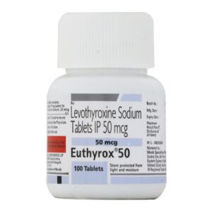 Levothyroxine 50mcg (Euthyrox) Tablets