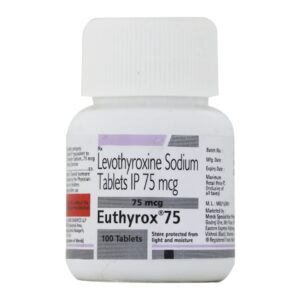 Levothyroxine 75mcg (Euthyrox) Tablets