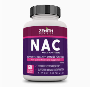 NAC 500mg (N-Acetyl Cysteine) Capsules