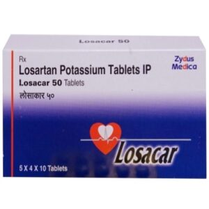 Losartan Potassium 50mg Tablets
