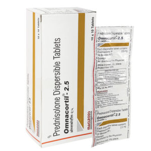 Prednisolone 2.5mg (Omnacortil) Tablets