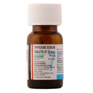 Thyroxine 75mcg (Eltroxin) Tablets